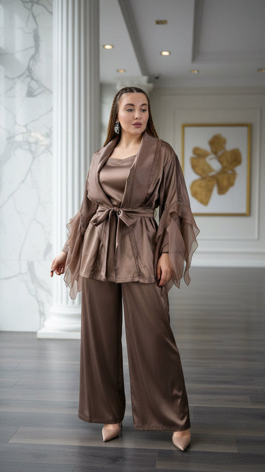 Elegant Evening Outfit in Modern Luxury Style