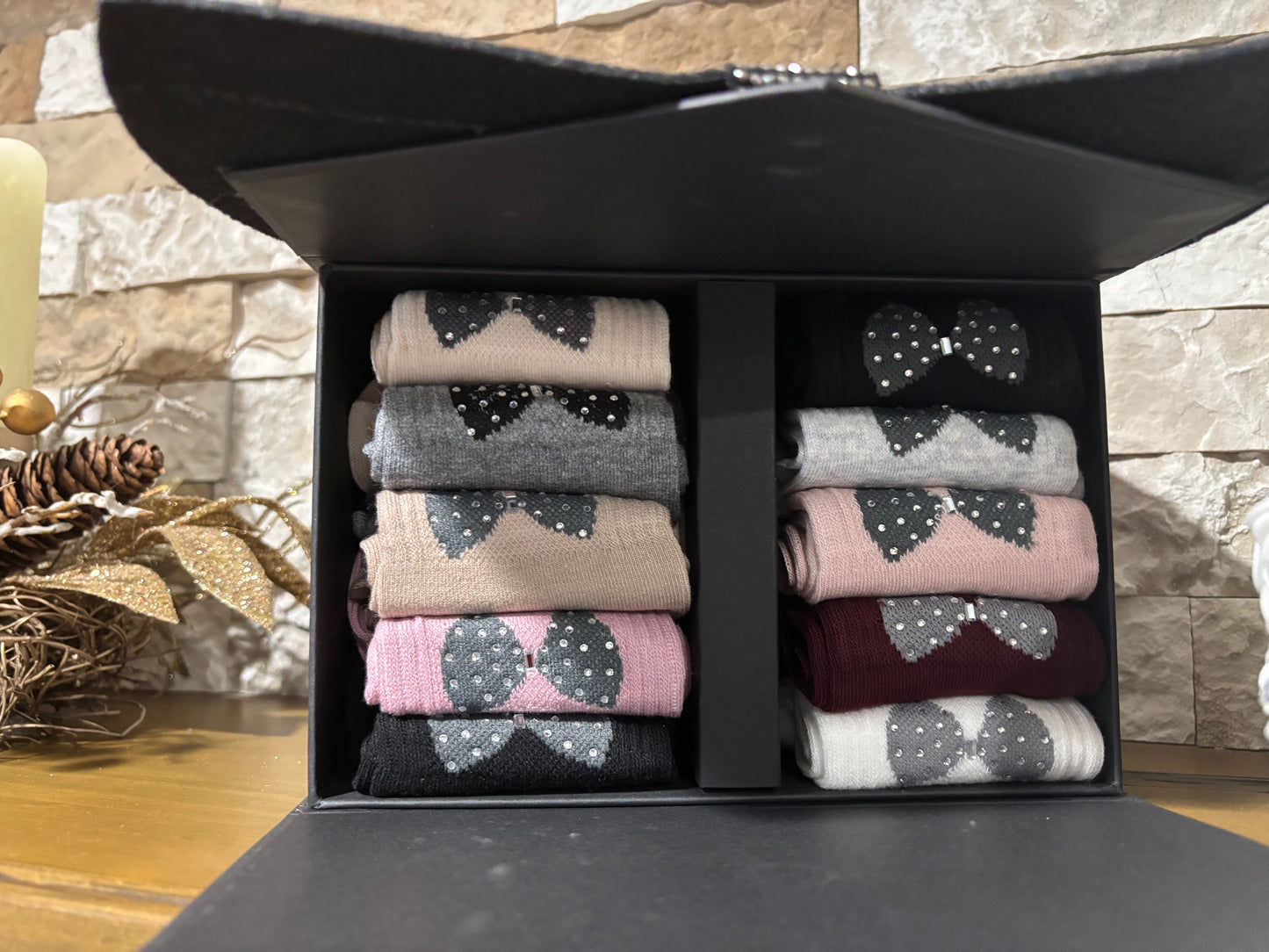 Pier Lone Gift Socks Box “ Evening Clutch”