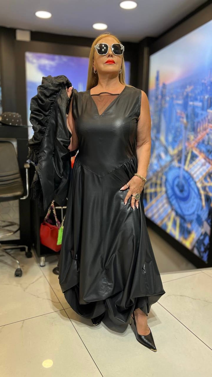 Riberance Royal Attire - Eco Leather Dress and Jacket