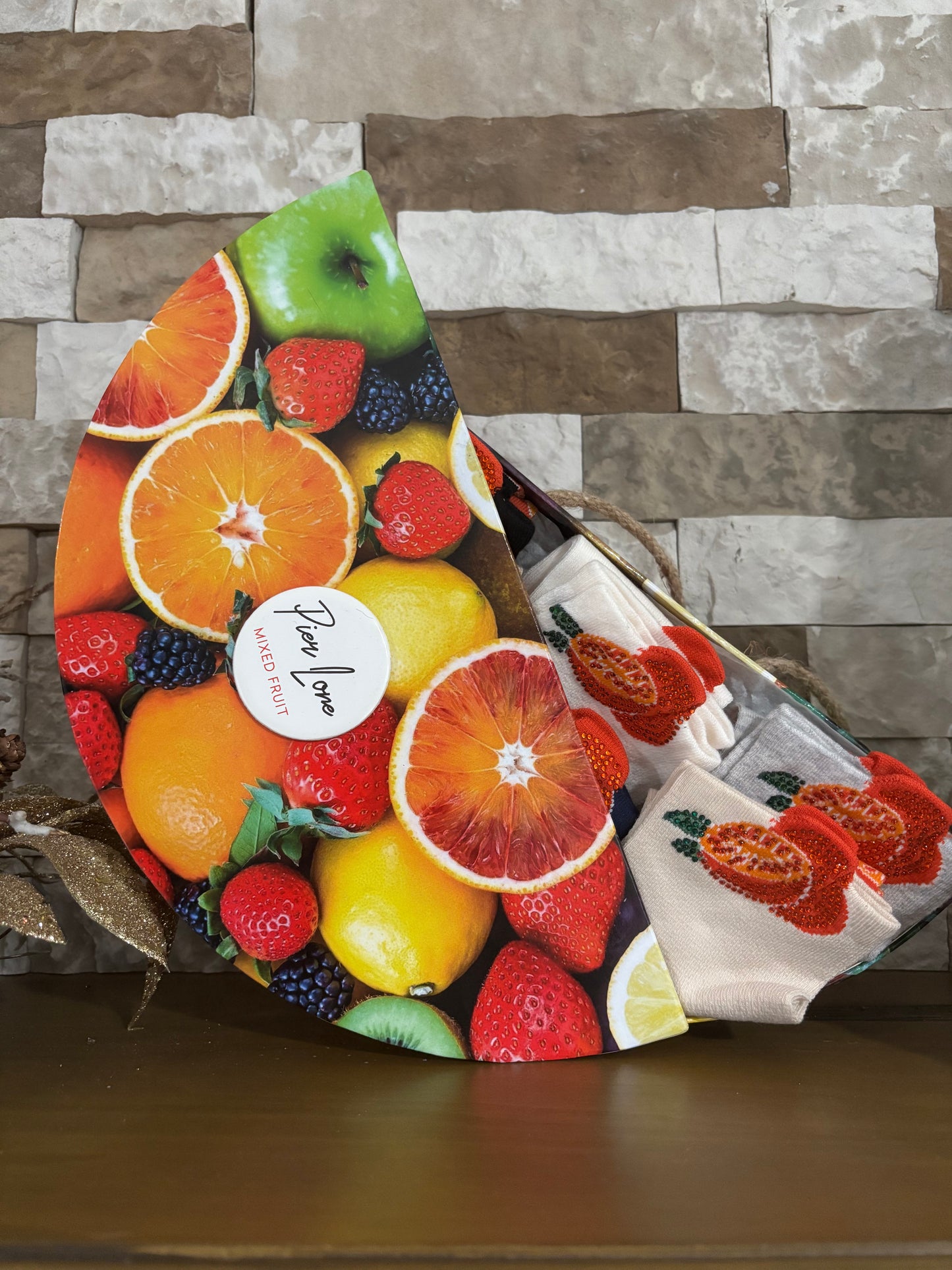 Pier Lone Socks Gift Box “Fruit Basket”