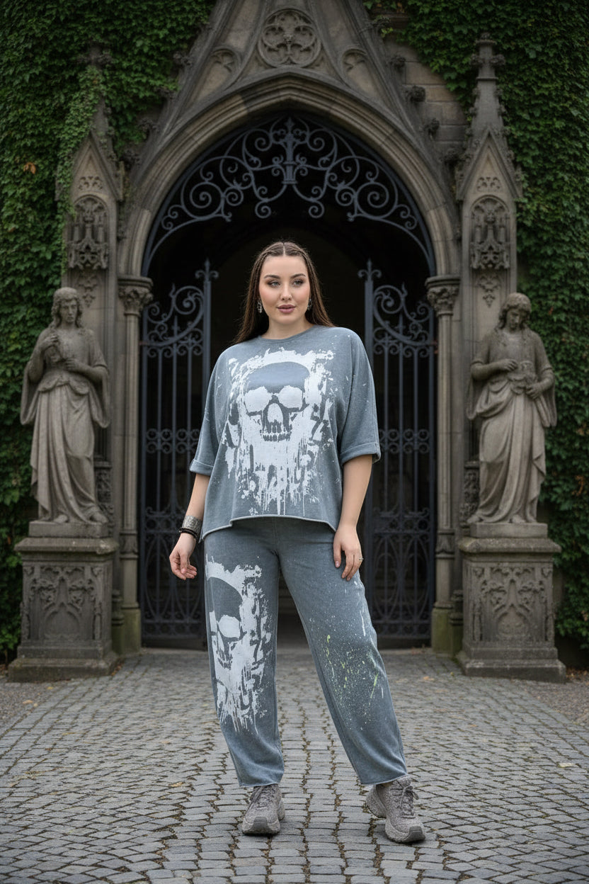 Glow Rebel Skull Two-Piece Set