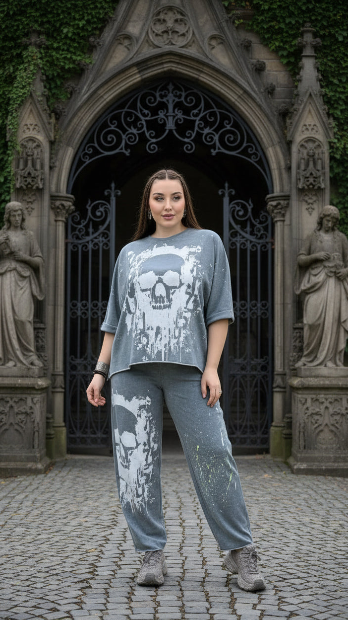 Glow Rebel Skull Two-Piece Set