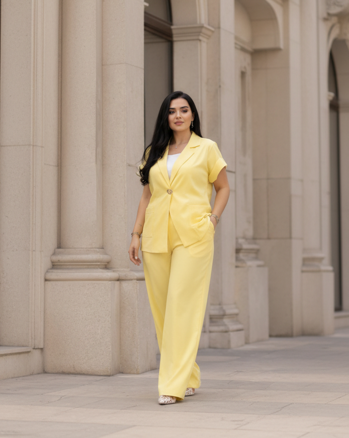 Sunshine Luxe Relaxed Suit Set