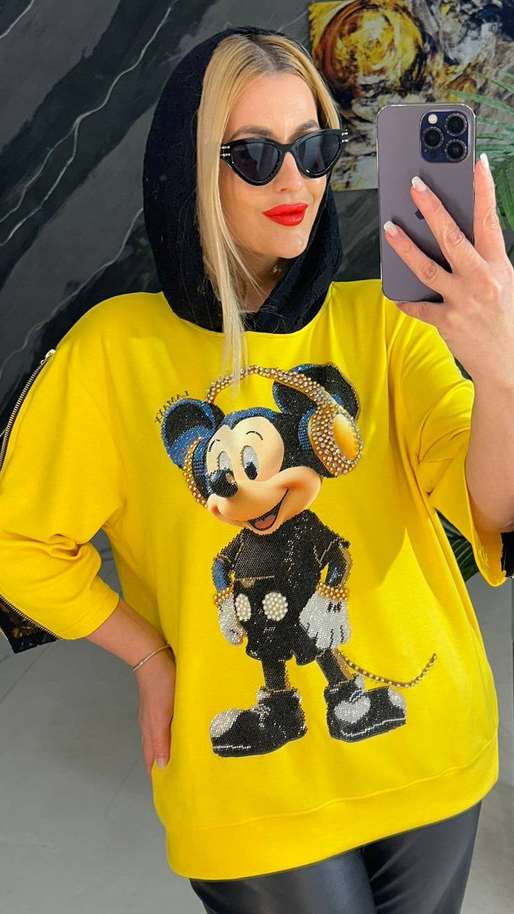 Lamaxx Yellow Mickey T-Shirt