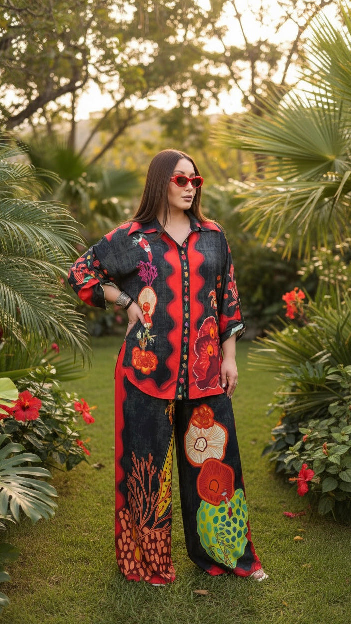 Tropical Art Luxe Two-Piece Set