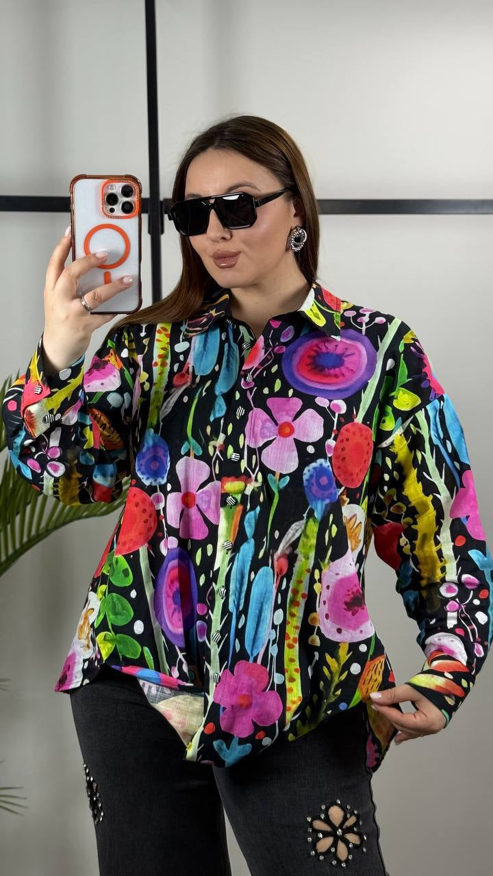 Vivid Garden Luxe Blouse